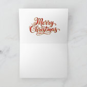 Cozy Christmas Letter Desk Watercolor Card シーズンカード (内部)