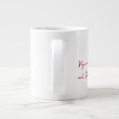 Cozy Christmas Love Mug ジャンボコーヒーマグカップ (裏面)
