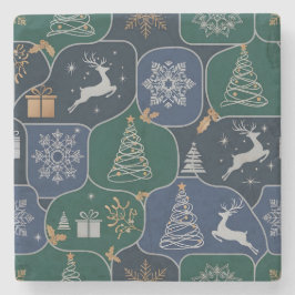 Cozy Christmas Magic ストーンコースター