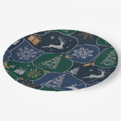 Cozy Christmas Magic ペーパープレート (アングル)