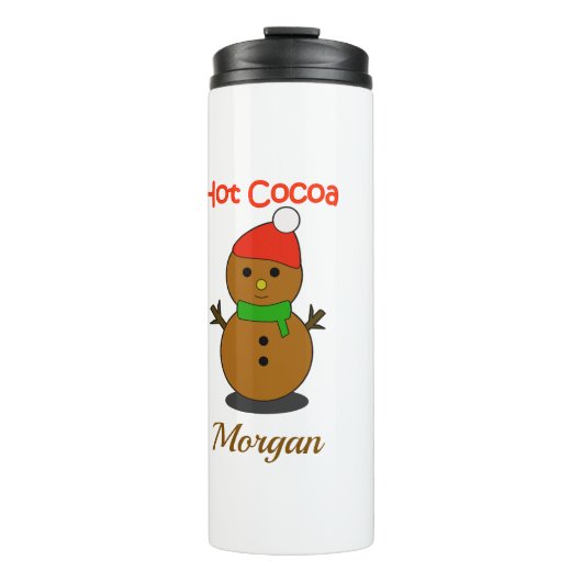 Cozy Christmas Mug – Hot Cocoa Holiday Gift  タンブラー (正面)