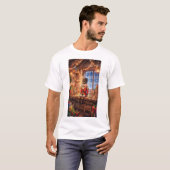Cozy Christmas Nutcracker Toy Workshop Tシャツ (正面フル)
