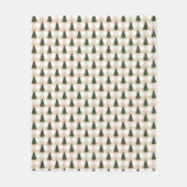 Cozy Christmas Pattern  フリースブランケット (正面)