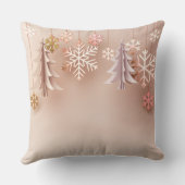 Cozy Christmas Pillow – Festive Holiday Home Decor クッション (裏面)
