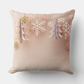 Cozy Christmas Pillow – Festive Holiday Home Decor クッション (正面)