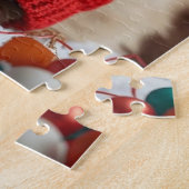 Cozy Christmas Ragdoll Cat Personalized  ジグソーパズル (側面)