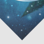 Cozy Christmas scene wreath rustic tissue paper 薄葉紙 (詳細)