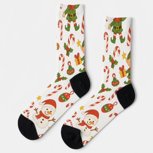Cozy Christmas Socks | Festive Holiday Socks  ソックス (左)