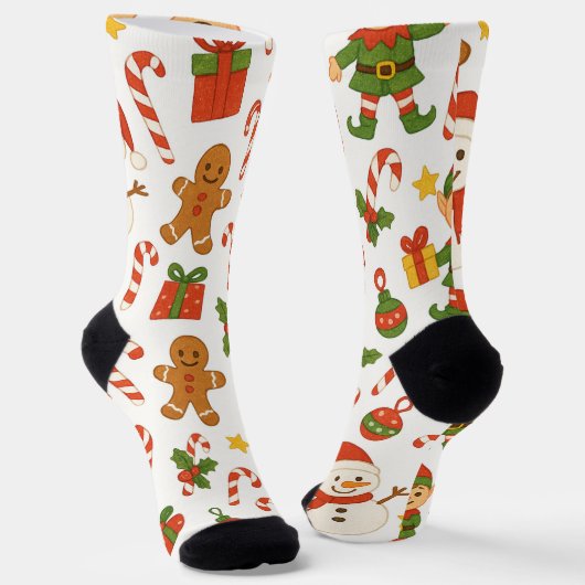 Cozy Christmas Socks | Festive Holiday Socks  ソックス (傾斜あり)