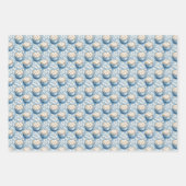 Cozy Christmas Sweaters and Cocoa ラッピングペーパーシート (正面3)