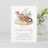 Cozy Christmas Sweet Treats Christmas Party 招待状 (スタンド正面)
