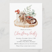 Cozy Christmas Sweet Treats Christmas Party 招待状 (正面)