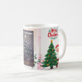 Cozy Christmas Tree Coffee Mug | Festive Holiday  コーヒーマグカップ (正面右)