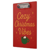 Cozy Christmas Vibes クリップボード (左)