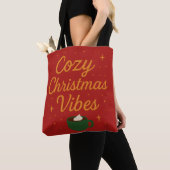 Cozy Christmas Vibes トートバッグ (クローズアップ)