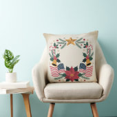 Cozy Christmas Vibes – Festive Holiday Pillows クッション (椅子)