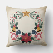 Cozy Christmas Vibes – Festive Holiday Pillows クッション (裏面)