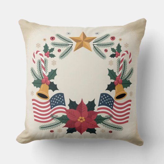Cozy Christmas Vibes – Festive Holiday Pillows クッション (正面)