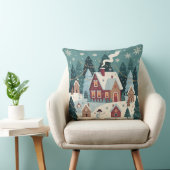 Cozy Christmas Vibes – Festive Holiday Pillows クッション (椅子)