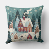 Cozy Christmas Vibes – Festive Holiday Pillows クッション (裏面)