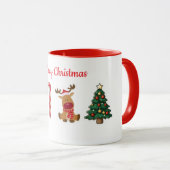 Cozy Christmas – Warm & Festive Holiday Design マグカップ (正面右)