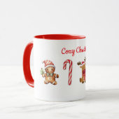 Cozy Christmas – Warm & Festive Holiday Design マグカップ (正面左)