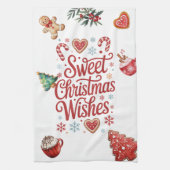 Cozy Christmas Wishes Kitchen Towel キッチンタオル (縦)