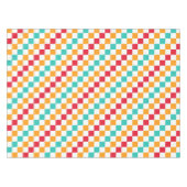 Cozy classroom diagonal checkerboard pattern テーブルクロス (正面(横))