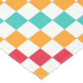 Cozy classroom diagonal checkerboard pattern テーブルクロス (アングル)
