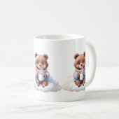 Cozy Cloud Bear コーヒーマグカップ (正面右)