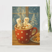 Cozy Cocoa Snowmen カード (正面)