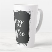 Cozy Coffee Birthday Gift Ceramic Latte Mug カフェラテマグ (右アングル)