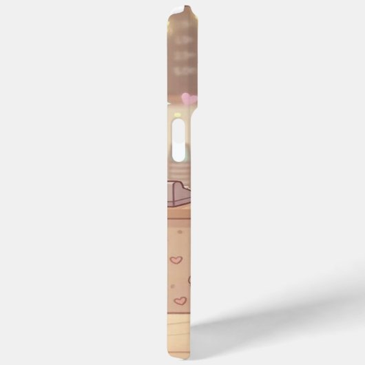 Cozy Coffee Cat - Starry Night iPhone 15 Pro Max Case-Mate iPhoneケース (裏面 / 右)