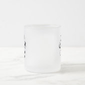Cozy Coffee Quote Frosted Glass Mug フロストグラスマグカップ (中央)