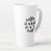 Cozy Coffee Quote Latte Mug カフェラテマグ (右アングル)
