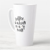 Cozy Coffee Quote Latte Mug カフェラテマグ (左アングル)