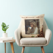 Cozy Coffee Vibes for Your Living Room クッション (椅子)