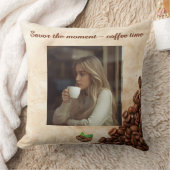 Cozy Coffee Vibes for Your Living Room クッション (ブランケット)