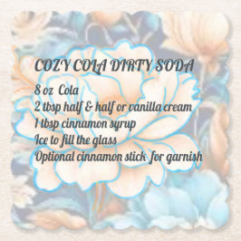 Cozy Cola Dirty Soda Coaster  ペーパーコースター