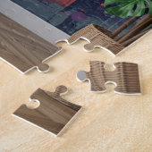 Cozy Colorful Wall Puzzle – Modern Calm Interior ジグソーパズル (側面)