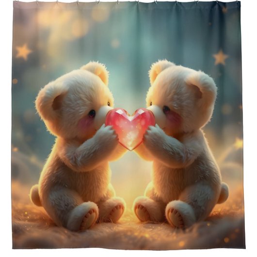 Cozy Companions -  シャワーカーテン (正面)