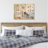 Cozy Corner (by Carl Larsson) キャンバスプリント (インサイチュ (寝室))