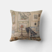 Cozy Corner (by Carl Larsson) クッション (裏面)