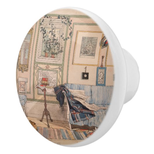 Cozy Corner (by Carl Larsson) セラミックノブ (右)