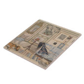 Cozy Corner (by Carl Larsson) タイル (側面)