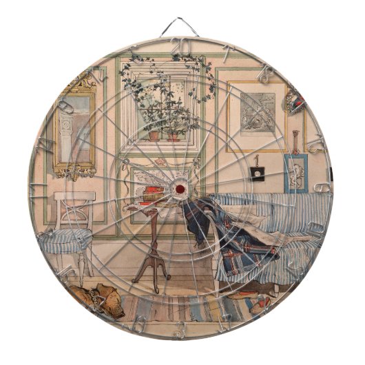 Cozy Corner (by Carl Larsson) ダーツボード (正面)