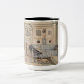 Cozy Corner (by Carl Larsson) ツートーンマグカップ (正面右)