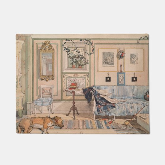 Cozy Corner (by Carl Larsson) ドアマット (正面)