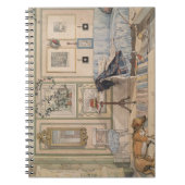 Cozy Corner (by Carl Larsson) ノートブック (正面)