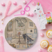 Cozy Corner (by Carl Larsson) ペーパープレート (パーティー)